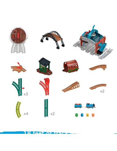 Set reparto de barriles JGY30 THOMAS Y SUS AMIGOS FISHER-PRICE