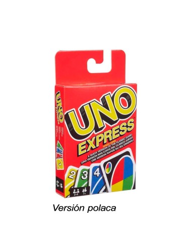 Juegos Uno Express surtidos en polaco HXR34 MATTEL GAMES