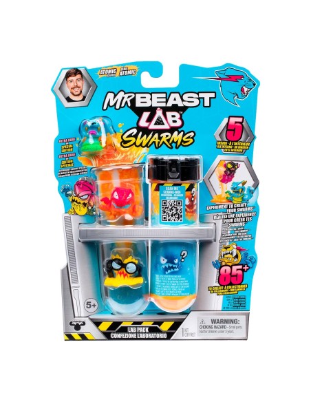 Pack 5 Swarms Test Tube Mr. Beast BTR09000 FAMOSA