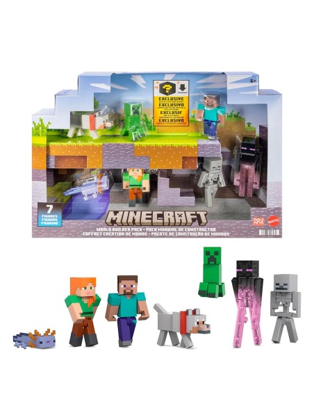 Pack Construcción de Mundos JFG66 MINECRAFT MATTEL