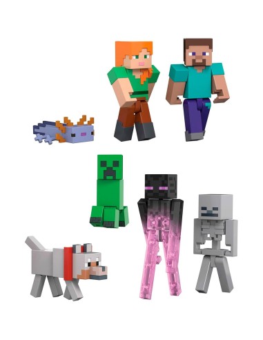 Pack Construcción de Mundos JFG66 MINECRAFT MATTEL
