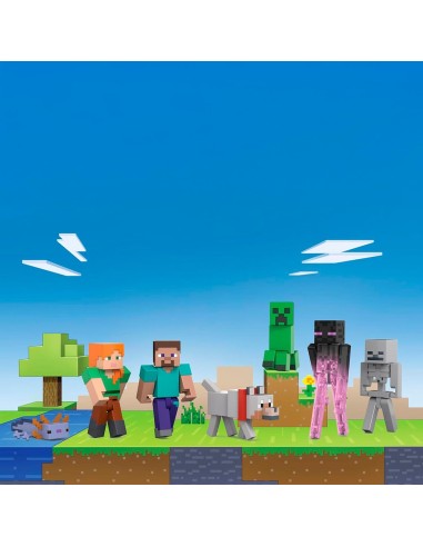 Pack Construcción de Mundos JFG66 MINECRAFT MATTEL