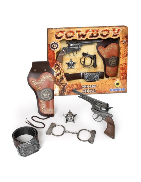 Revolver Cowboy set 12 tiros 235/0 GONHER