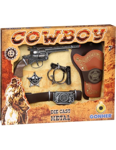Revolver Cowboy set 12 tiros 235/0 GONHER