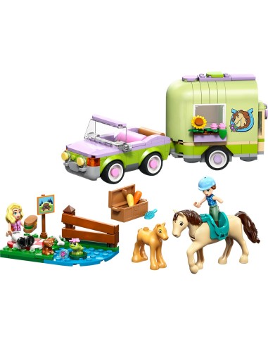 Remolque para Caballo y Potrillo 42695 LEGO