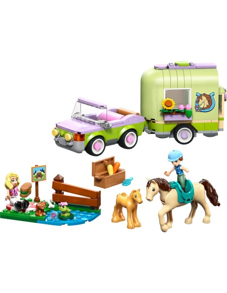 Remolque para Caballo y Potrillo 42695 LEGO