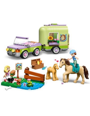 Remolque para Caballo y Potrillo 42695 LEGO