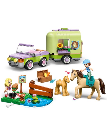 Remolque para Caballo y Potrillo 42695 LEGO