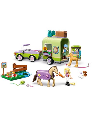 Remolque para Caballo y Potrillo 42695 LEGO