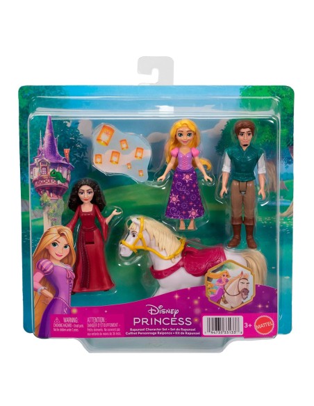 Conjunto de personajes de Rapunzel JHG85 DISNEY PRINCESS MATTEL