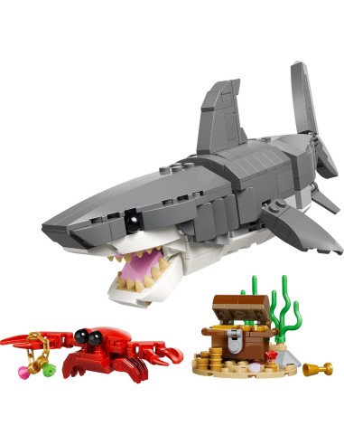 Feroz Tiburón con Cofre del Tesoro 31381 LEGO