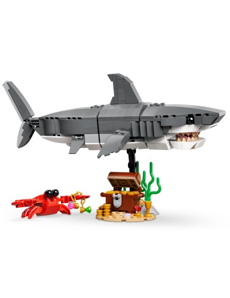 Feroz Tiburón con Cofre del Tesoro 31381 LEGO