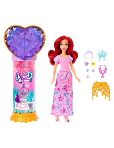 Muñeca Ariel Jewel Reveal JHL49 DISNEY PRINCESS MATTEL