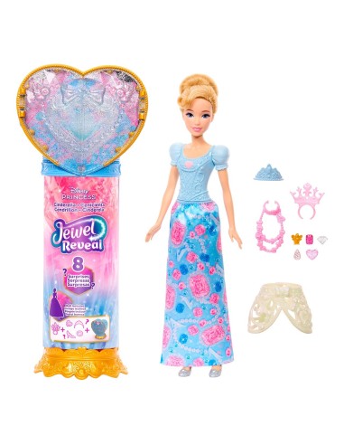 Muñeca Cenicienta Jewel Reveal JHL50 DISNEY PRINCESS MATTEL