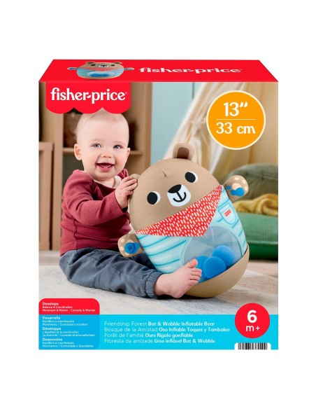 Oso Inflable Toques y Tambaleo JLB83 FISHER-PRICE