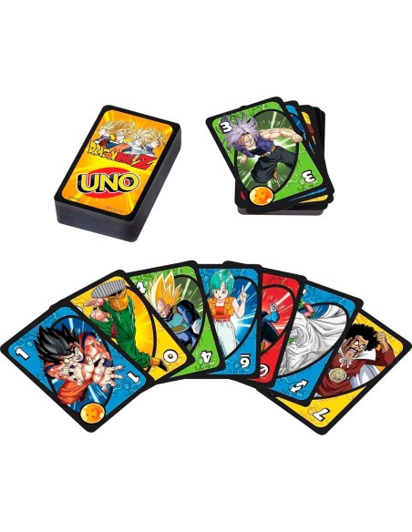 Juego Uno Dragon Ball HGJ78 DRAGON BALL MATTEL GAMES