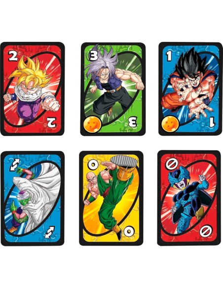 Juego Uno Dragon Ball HGJ78 DRAGON BALL MATTEL GAMES