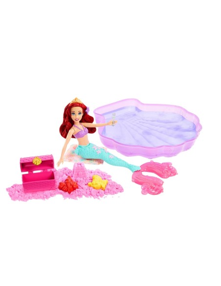 Muñeca Ariel Agua y Arena HWB39 DISNEY PRINCESS MATTEL