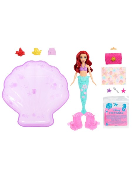 Muñeca Ariel Agua y Arena HWB39 DISNEY PRINCESS MATTEL