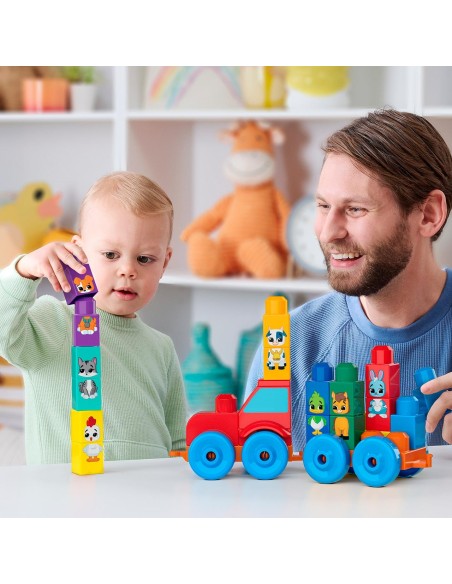 Tractor Construye y Empareja JKG33 MEGA BLOKS