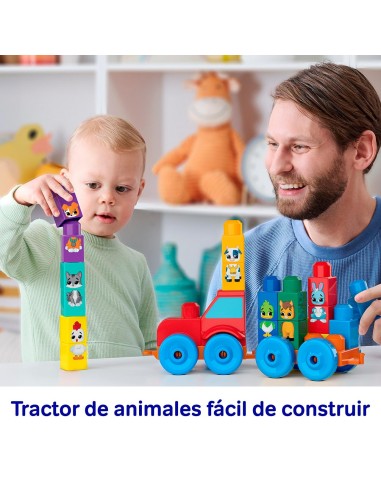 Tractor Construye y Empareja JKG33 MEGA BLOKS