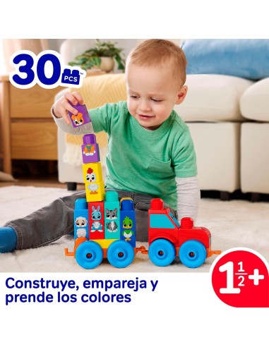 Tractor Construye y Empareja JKG33 MEGA BLOKS