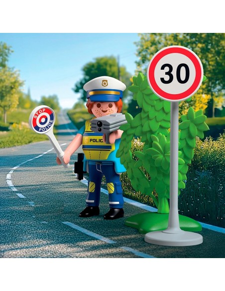 Policía con Radar de Velocidad 72029 PLAYMOBIL