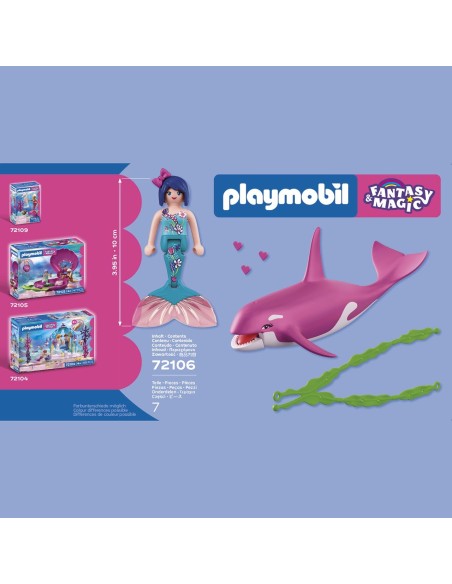Orca con Sirena 72106 PLAYMOBIL
