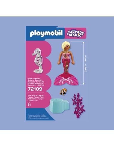 Sirena con Caballito de mar 72109 PLAYMOBIL