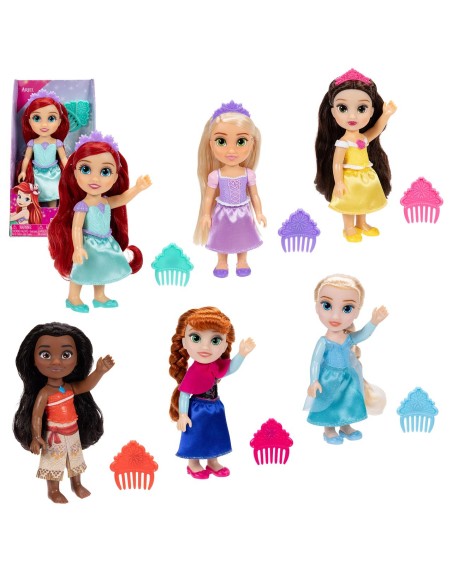 Mini Muñecas Princesas Disney con peine 278214 DISNEY PRINCESS JAKKS PACIFIC