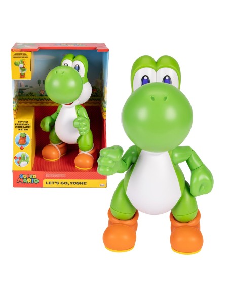 Figura Yoshi Let's Go 36 cm 413994 SUPER MARIO JAKKS PACIFIC