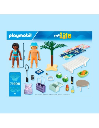 Pareja en la playa 71908 PLAYMOBIL