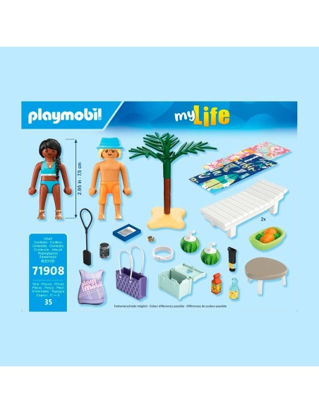 Pareja en la playa 71908 PLAYMOBIL