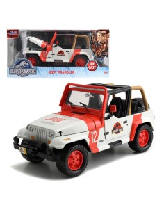 Jurassic Park Jeep Wrangler escala 1:24 253253005 JURASSIC WORLD JADA
