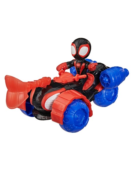 Figura Miles Morales y Tecno-Moto G2460 MARVEL HASBRO