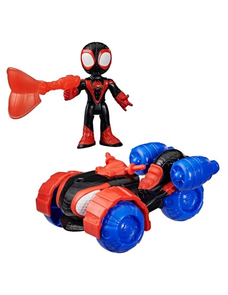 Figura Miles Morales y Tecno-Moto G2460 MARVEL HASBRO