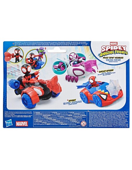 Figura Miles Morales y Tecno-Moto G2460 MARVEL HASBRO