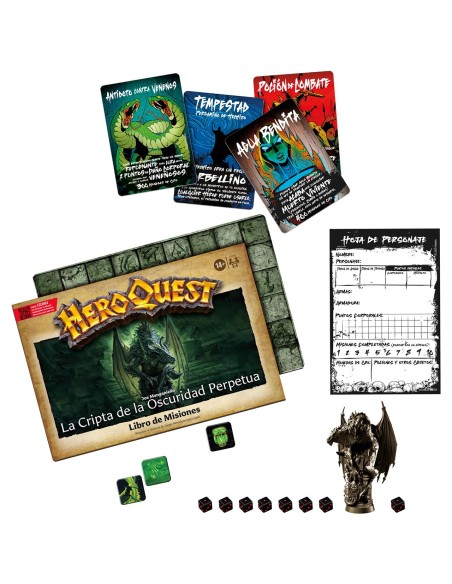 Heroquest La Cripta de la Oscuridad Perpetua G1798 HASBRO GAMES