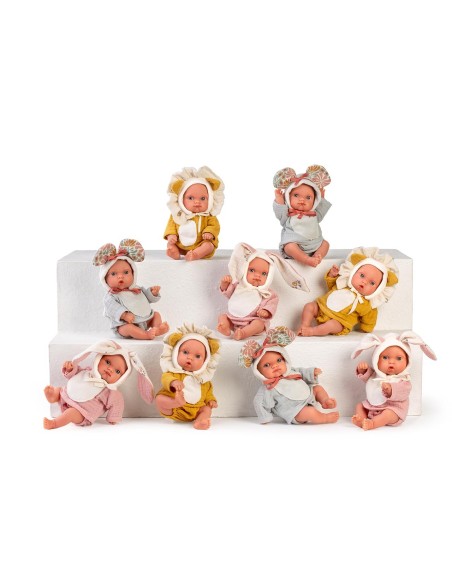 Muñeco Mufli y Picolín Animales 85319 MUÑECAS ANTONIO JUAN