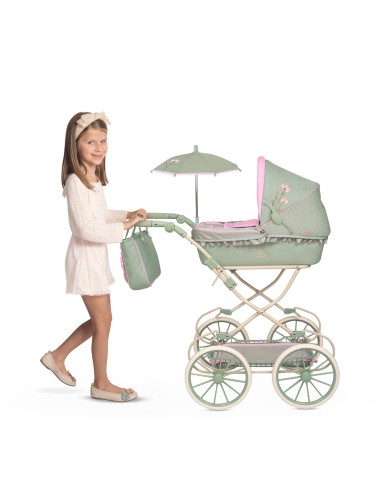 Coche de Muñecas Plegable con Sombrilla Botanic 81068 DECUEVAS
