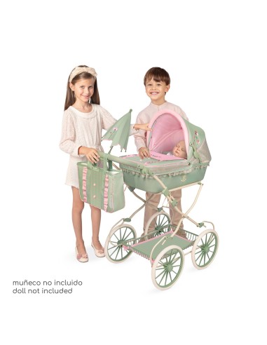 Coche de Muñecas Plegable con Sombrilla Botanic 81068 DECUEVAS