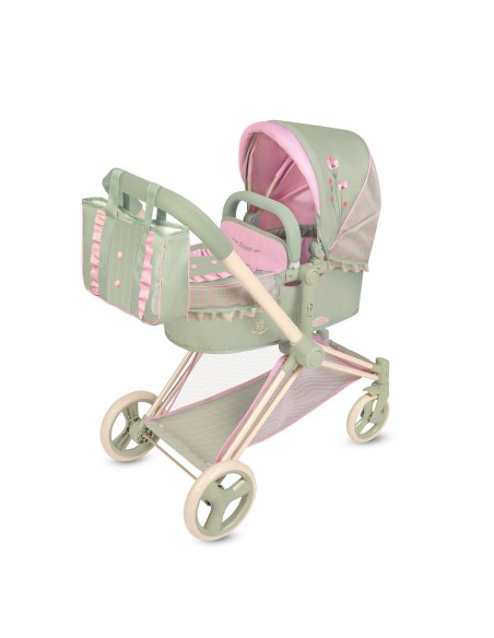 Coche de Muñecas 3x1 Plegable Botanic 81768 DECUEVAS