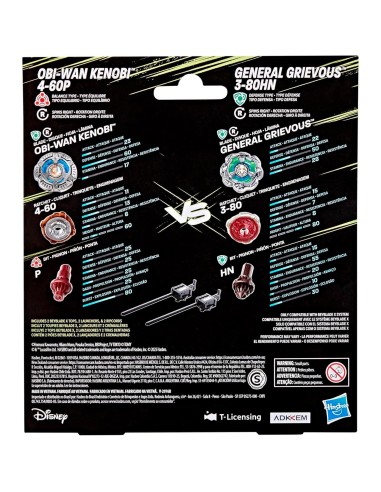Beyblade X y Star Wars G1694 BEYBLADE HASBRO