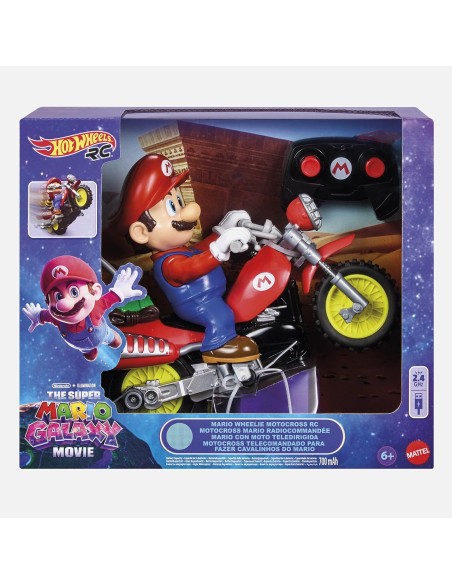 Motocicleta Radio Control Mario JML15 MARIO BROS HOT WHEELS