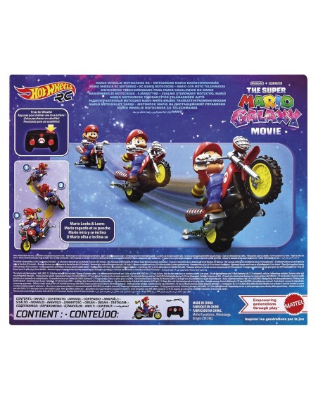 Motocicleta Radio Control Mario JML15 MARIO BROS HOT WHEELS