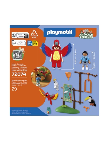 Zoo: Mascota 72074 PLAYMOBIL