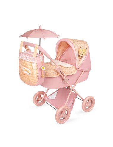 Coche de Muñecas Plegable con Sombrilla Honey 85070 DECUEVAS