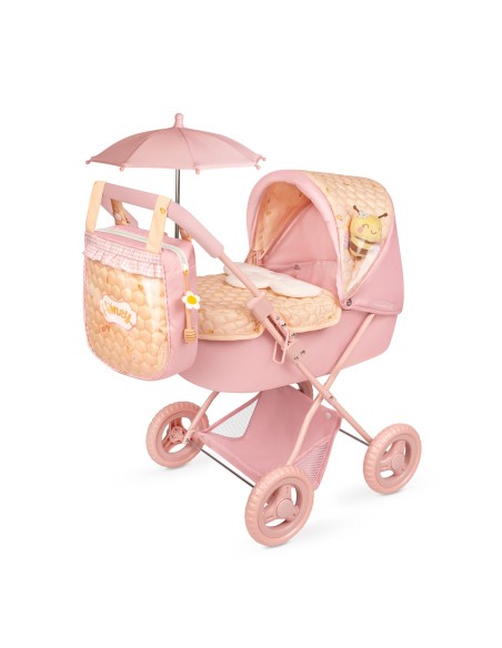 Coche de Muñecas Plegable con Sombrilla Honey 85070 DECUEVAS