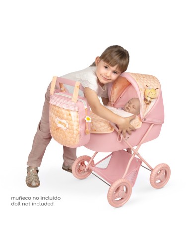 Coche de Muñecas Plegable con Sombrilla Honey 85070 DECUEVAS