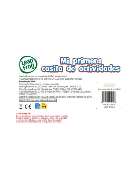 Mi primera casita de actividades 80-620639 LEAP FROG